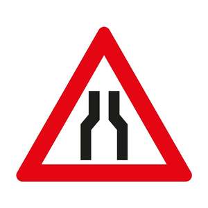 Plaque de revêtement conique double face T-4a, type de panneau de signalisation routière réfléchissant - Product Image 1