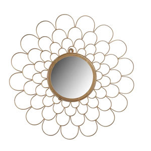 Metal Aluminium <b>Framed</b> Large Round Wall <b>Mirror</b> Modern Wall <b>Mirror</b> for Home Decoration Living Room Decoration New Premium Quality - Product Image 5