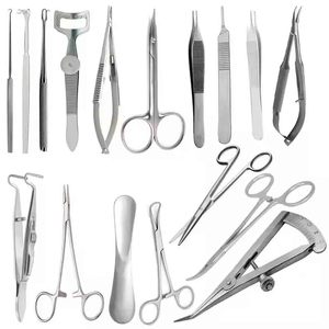 Juego de blefaroplastia Cirugía ocular Instrumentos quirúrgicos Párpado principal Micro Acero Rinoplastia oftálmica básica Doble 17PCs Manual - Product Image 4