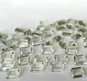 Amatista verde natural Octagon Cut 7x9mm Facetado-Amatista verde suelta Calidad superior - Product Image 4