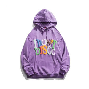 Sweat à capuche personnalisé style de rue pour hommes, motif DTG, logo imprimé, broderie, court, carré, coupe ample, sweat à capuche streetwear au crochet - Product Image 2