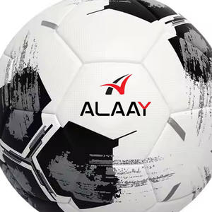 Alaay Ballon de football en cuir PU/PVC avec impression personnalisée Vente directe pour l'entraînement et le jeu Tailles 5/4/3/2 Ballon de football - Product Image 2