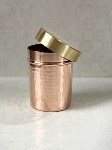 Modern 100% Pure Copper Handmade <b>Candle</b> Jar Customized Brand Logo Metal <b>Candle</b> Holder International Quality Lanterns <b>Candle</b> - Product Image 2