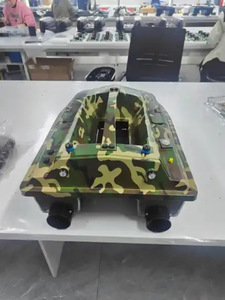 Barco de Pesca RC de Plástico con Camuflaje, Control Remoto GPS, Buscador de Peces, Control de Crucero de 500m, Luces LED, Capacidad de Carga de 4kg - Product Image 3