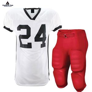 Uniformes de football américain de haute qualité Conceptions personnalisées Impression à séchage rapide Respirant Plus Size avec manches courtes - Product Image 4