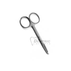 Tijeras de sutura rectas y curvas con logotipo personalizado, herramientas quirúrgicas autoclavables de acero inoxidable, fuente de alimentación manual OEM disponible - Product Image 4