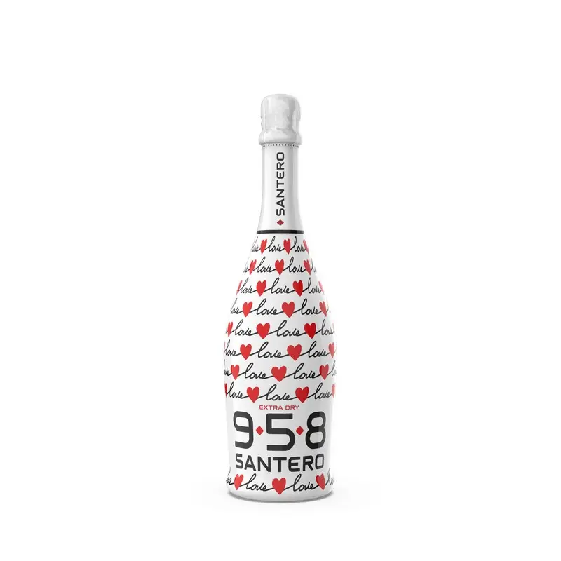 958 SANTERO LOVE , extra dry, sparkling wine, 750 ml, 25.36oz, alcohol content 11,5%, with fine and persistent perlage