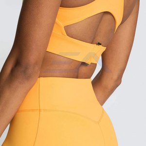 Conjunto de Ropa Deportiva para Gimnasio, Yoga, para Mujer, Diseño Sólido, Talla Personalizada, Alta Calidad, Ecológico, Transpirable, Conjunto de 2 Piezas - Product Image 6