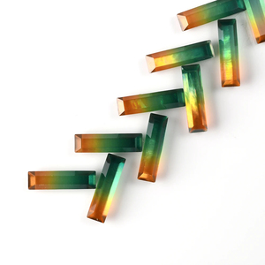 Venta al por mayor de gemas de cristal natural de corte Baguette de tamaño personalizado piedras de cristal de colores para la fabricación de joyas de piedra suelta - Product Image 6