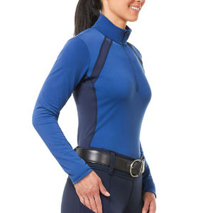 Camisas ecuestres personalizadas de alta calidad para montar a caballo para mujer, camisas ecuestres con logotipo estampado personalizado de alta calidad a precio barato - Product Image 3