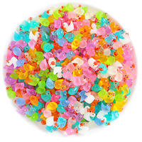 Canetons en résine phosphorescents en gros - Mini jouets animaux, micro décorations, artisanat DIY, fournitures pour cadeaux de fête en vrac