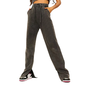 Unisex Acid Wash <b>Joggers</b> Customized High Quality Regular Fit Casual Winter Wear Vintage Front Style <b>Polyester</b>/Cotton Quick Dry - Product Image 1