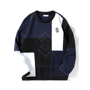 Sweat-shirts en molleton épais en coton mélangé pour hommes, décontractés, hiver, avec logo personnalisé, écologiques et respirants - Product Image 1