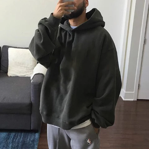 Sweat à capuche ample avec logo de marque pour homme Design à manches longues avec impression bouffante et motif 3D en relief pour l'hiver et l'été - Product Image 5