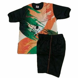 Conjunto Deportivo de Verano para Hombre, de Secado Rápido, Cuello Redondo, Manga Corta, para Cricket - Product Image 1