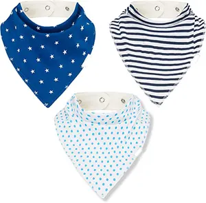 Gots & oeko tex certified baby bibs made of 100% organic cotton fabric /baby bibs custom designs