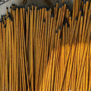 Natural <b>Wooden</b> <b>Broom</b> <b>Handle</b>, Smooth Surface, Heavy Duty for Household Cleaning - Product Image 1