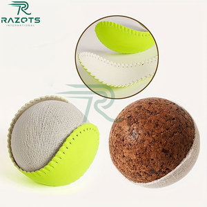 Pelota de Béisbol Profesional Razorts International de Cuero Vacuno, Hecha a Mano, Ligera, con Núcleo de Corcho y Goma, y Diseño Personalizado - Product Image 3