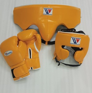 ถุงมือชกมวยขายส่งคุณภาพสูง ดีไซน์ OEM ผลิตตามสั่ง ถุงมือชกมวยชุดพร้อมถุงมือซ้อม - Product Image 1