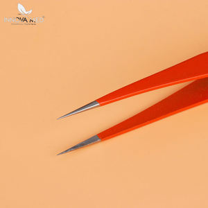 Pinzas Profesionales Multicolor de Acero Inoxidable para Extensión de Pestañas, Herramienta de Precisión para Aislamiento de Pestañas y Creación de Abanicos de Volumen - Product Image 6