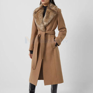 Nuevo Diseño, Abrigos Largos y Delgados para Mujer al por Mayor, Abrigo de Gabardina Cruzado, Ropa de Moda de Invierno para Mujer - Product Image 2