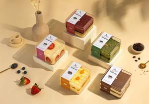 Livraison rapide, emballage de pâtisserie recyclable et écologique, boîte à gâteaux en plastique PS transparente pour sushi, chips de pommes de terre - Product Image 2