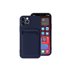 Funda Protectora de Silicona Premium Azul Marino JoieCreatif para iPhone 12 Pro, Carcasa Trasera Antigolpes, Protección para Teléfono, Modelo A22 - Product Image 1