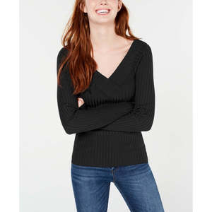 Maglione a Costine con Scollo a V per Ragazzi, Grigio, Taglia Media, Stile Casual Premium, Traspirante, Lavorato a Maglia con Applicazioni e Bottoni per l'Autunno - Product Image 1