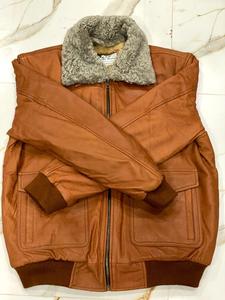 Chaqueta de Cuero para Hombre con Logotipo de Marca Moderna, Cuello Alto, Tela de Lona, Impermeable, Transpirable, Invierno, Calidad Confiable, la Más Demandada - Product Image 2