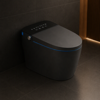 Toilette bidet de luxe avec fonction de lavage intégrée et sécheur à air chaud pour salle de bain moderne
