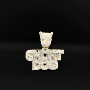 Colgante de Diamantes Personalizado de Acero Inoxidable de Lujo Estilo Hip Hop - Product Image 1