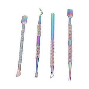 Juego de removedor de esmalte de gel y empujador de cutículas de primera calidad con color arcoíris - Product Image 2