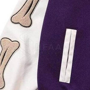 เสื้อแจ็คเก็ตฤดูหนาวแบบมีปกตั้ง แขนยาว เคลือบผิว พร้อมโลโก้ด้านหน้า ตัดเย็บตามสั่ง สำหรับผู้ชาย สวมใส่สบาย - Product Image 6