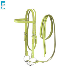 Bride de cheval en cuir 2024 faite à la main complète avec réglage Bride d'équitation cousue fantaisie - Product Image 3