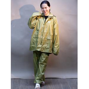 Motocicleta Electrombile 190T Nylon Universal Rainwear Adultos Camping Tela de una sola persona Vietnam Impermeable Chaqueta y pantalones PVC - Product Image 1