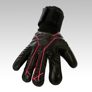 Gants de gardien de but de football Pro High 4 mm en cuir PU antidérapants légers à doigts complets, respirants, prix raisonnables - Product Image 5