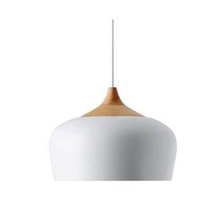 Lampe à suspension en forme d'ampoule faite à la main éclairage utilisé pour la décoration en bois couleur naturelle lampe suspendue au design moderne - Product Image 4