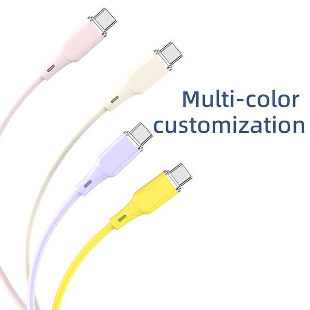 Nylon Braided USB-C 3A Fast Charging 60W PD3.0 Data Cable Pure Copper Conductor Barcode Scanner Computer Printer IOS Earphone