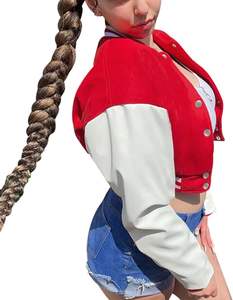 แจ็กเก็ตเบสบอลแฟชั่นแบบกำหนดเองได้สำหรับผู้หญิงแจ็คเก็ตกลางแจ้งว่างเปล่าปักลายระบายอากาศได้สำหรับฤดูใบไม้ร่วงฤดูหนาว - Product Image 4