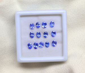 พลอยแทนซาไนต์สวยงาม - พลอยแทนซาไนต์เจียระไนทรงเหลี่ยม - ขนาด 6x4 มม. คุณภาพสูง หินธรรมชาติ ราคาขายส่ง - Product Image 6