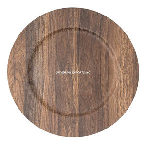 Plaque de présentation décorative pour mariage Plaque de rangement personnalisée de luxe sous la plaque Forme ronde Designer Nouvelle plaque de présentation - Product Image 1