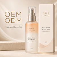 Sérum en Brume Biphasé Hydratant Effet Bonne Mine pour le Visage, Marque Blanche, Fabricant OEM ODM de Soins Faciaux Personnalisés