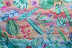 Alfombra de invierno con estampado de cactus duradero de 220 gramos, alfombra de invierno sintética polyfill paddock al mejor precio del fabricante de la India, alfombra de invierno - Product Image 4