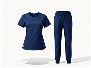 Uniformes de hospital transpirables más vendidos, uniformes médicos informales para mujeres, uniformes de Enfermería de manga corta con bordado personalizado - Product Image 2