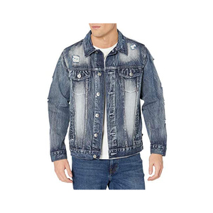 Chaqueta de Invierno para Hombre Tears Denim 100% Algodón Vintage de Secado Rápido y Transpirable, Colección de Alta Calidad con las Mejores Costuras - Product Image 2
