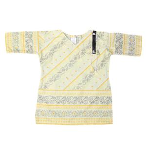 กูร์ตีพิมพ์ลายหญ้าสำหรับเด็กผู้หญิง - สีเหลือง - Product Image 2