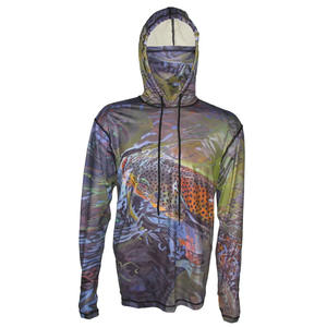 Camiseta de Pesca con Capucha para Hombre, Personalizable, Material Reciclado, Protección UV UPF50+, Absorbe la Humedad, Manga Larga, con Máscara - Product Image 4