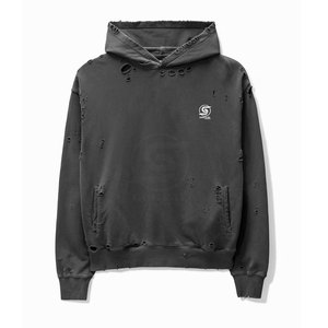 เสื้อฮู้ดดี้ผู้ชายดีไซน์เท่ห์แบบดิสเทรส ราคาส่ง ดีไซน์ใหม่ล่าสุด ขายดี ระบายอากาศได้ดี - Product Image 1