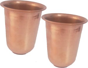 Taza de mula de metal de Moscú de menta de acero inoxidable, taza de julipa de menta de café, juego especial de cóctel de metal de 2 vasos de cobre - Product Image 1