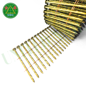 Clous de bobine en acier haute résistance taille personnalisée 1-3/4 \ "X 0.086 \" 9000 pièces anneau/lisse/vis tige tête à carreaux fabriqué au Vietnam - Product Image 2